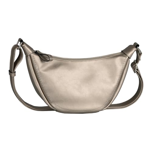 TOM TAILOR Denim Liriel Damen Umhängetasche Crossbody Bag Mittelgroß Gold