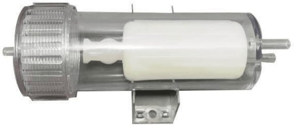 Gas-Water Separator for Hydrogen Battery Research, 6mm/8mm Interface, 1Pcs Gas-Liquid Separation Device for Lab Hydrogen Energy Battery Research (8mm Diameter Interface)