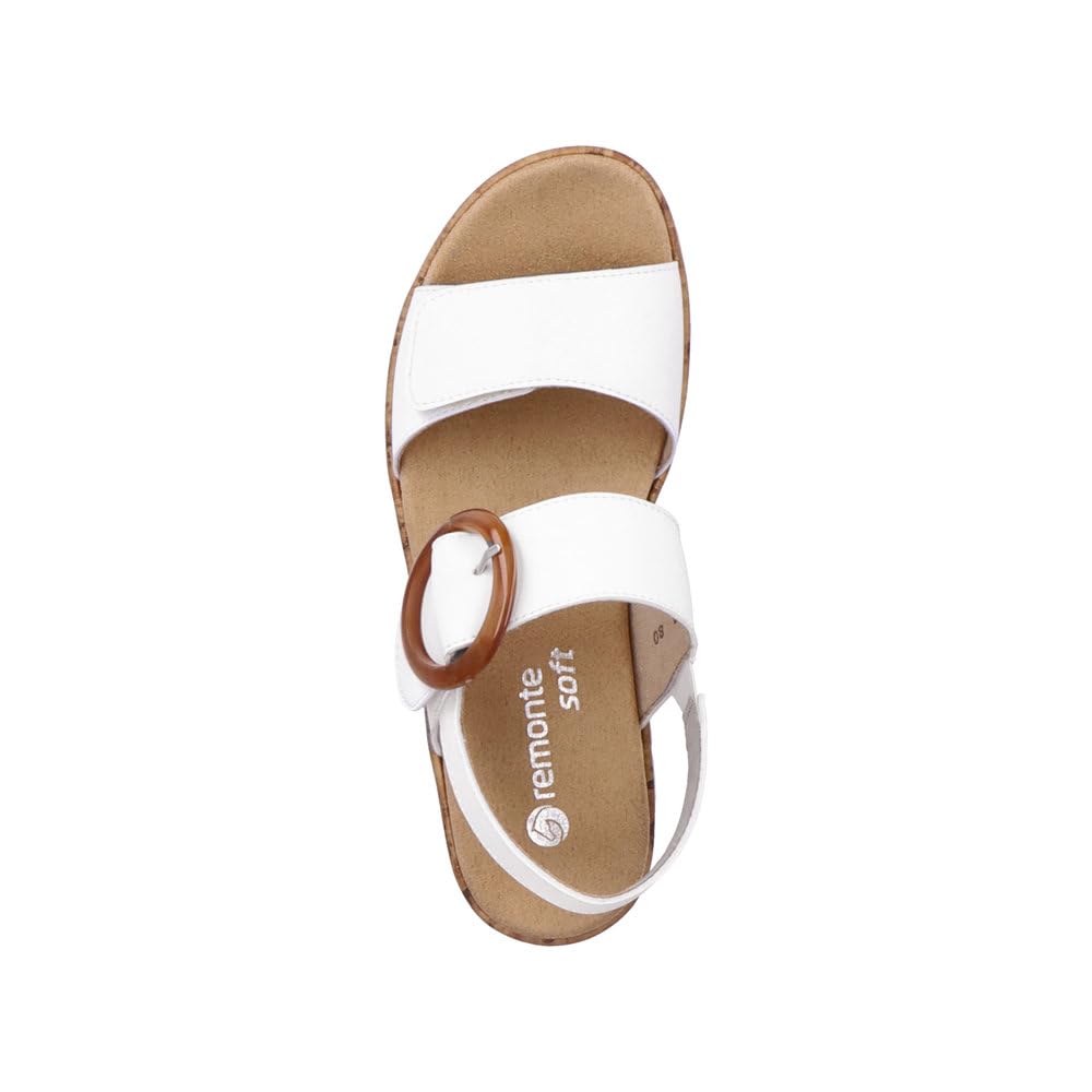 Remonte Mujer Sandalias R6853, señora Sandalias clásicas,Plantilla Desmontable