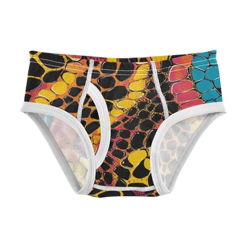 Snake Skin Texture Seamless Boys Toddler Cotton Kids Underwear Cute Undies