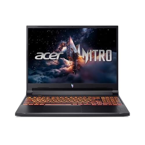 Acer Nitro V Gaming Laptop | Intel Core 9 Processor 270H | NVIDIA GeForce RTX 5070 Laptop GPU | 16″ WUXGA IPS 180Hz Display | 32GB DDR5 | 1TB Gen 4 SSD | Wi-Fi 6 | Backlit KB | ANV16-72-933F