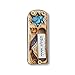 My Daily Styles Wooden Star of David Car Mezuzah with Scroll