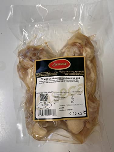 Manitas de cerdo cocidas en su jugo 12 piezas aprox.