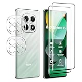 Nota importante - Se incluyen 2 Piezas Protector de Pantalla, 2 Piezas Pelicula para lentes.Para que tu teléfono sea más cómodo y atractivo, el cristal protector no cubre el 100% de la pantalla, sino solo una zona plana y nivelada. De lo contrario, tocaría la funda. Esto proporciona una mejor compatibilidad con la funda.