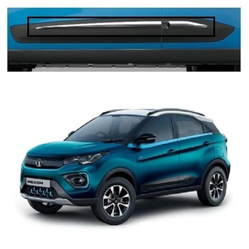 Image of Car Door Body Side Beading /Molding /Cladding for Tata Nexon Set of 04