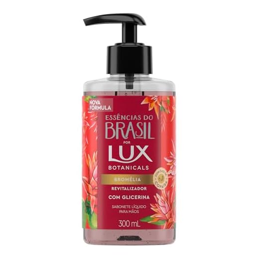 Sabonete Líquido Bromélia Lux Botanicals Essências do Brasil Frasco 300ml