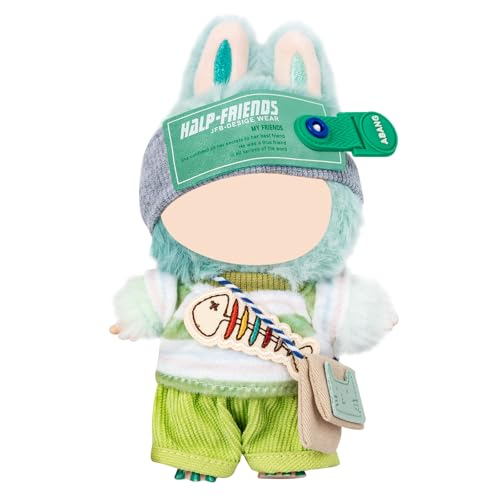 17cm Doll Clothes Set, Clothes for Dolls Outfit (NO Doll) (Green)