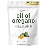 Micro Ingredients Oil of Oregano Softgels, 150 Count | 2 in 1 Formulated with Black Seed Oil | 4X Strength Carvacrol & Thymoquinone | Plant Based, Non-GMO