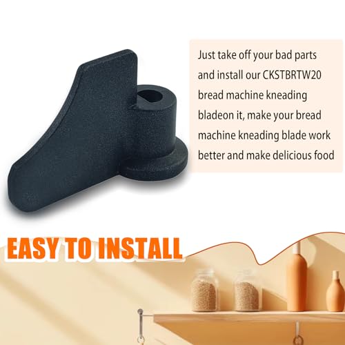 Bread Machine Kneading Blade Part CKSTBRTW20 Fits for Oster Bread Machine, oster bread machine paddle, Blade Replacement for Breadmaker Machine, breadman bread machine parts, 1 pack - Thumbnail 6