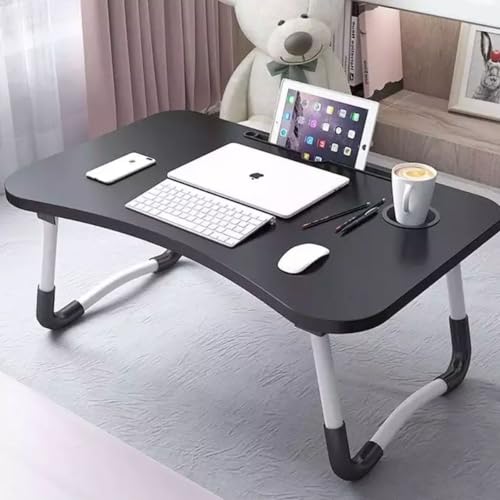 Mesa Portátil para Notebook Suporte para Cama e Sofá Dobrável Home Office (Preto) Mesa Portátil para Notebook Suporte para Cama e Sofá Dobrável Home Office (Preto)