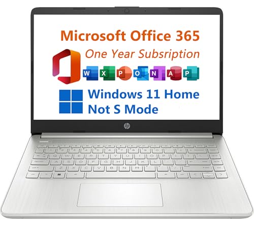 HP 14C`m[gp\R 1NԂOffice 365t Intel 4RA N4120vZbT[ 2.6GHzA11Ԃ̃obe[A16GB RAMA128GB eMMCXg[W + 128GB Micro SDJ[hAUSB-CAWi