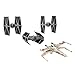 Star Wars Micro Galaxy Squadron Death Star Trench Run Battle Pack - Four Vehicles Plus Five Micro Figure Accessories (Amazon Exclusive)