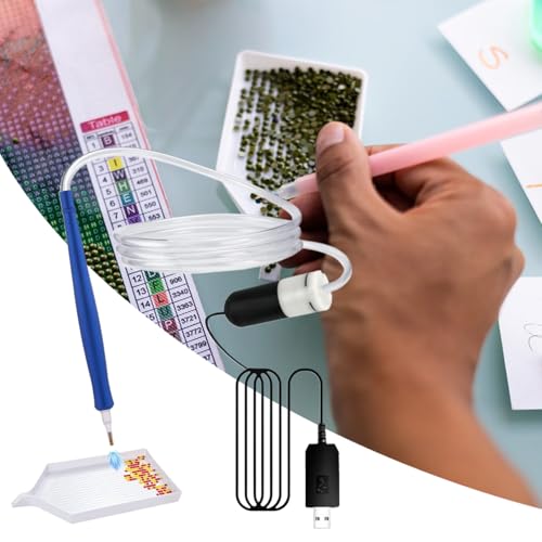 Bolígrafo de pintura al vacío con diamantes portátil y con absorción eléctrica automática 6