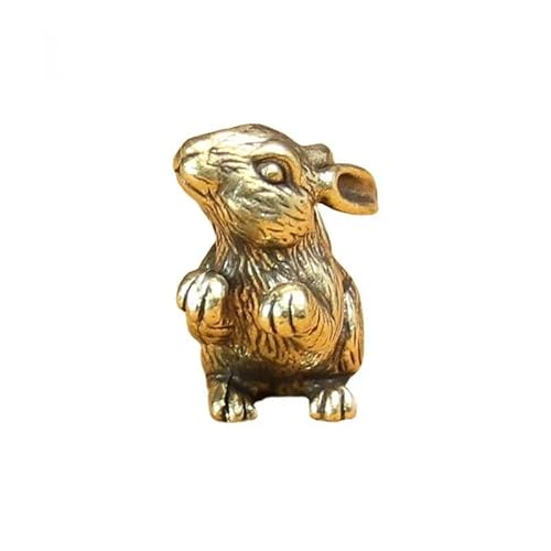 彫刻llsjf壁画中国新年ウサギのフィギュア動物小さなデスクトップ飾りヴィンテージクラフトギフト