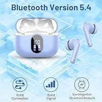 Kopfhörer Kabellos Bluetooth, Bluetooth 5.4 Kopfhörer, Tiefer Bass Ohrhörer – Ansicht 4