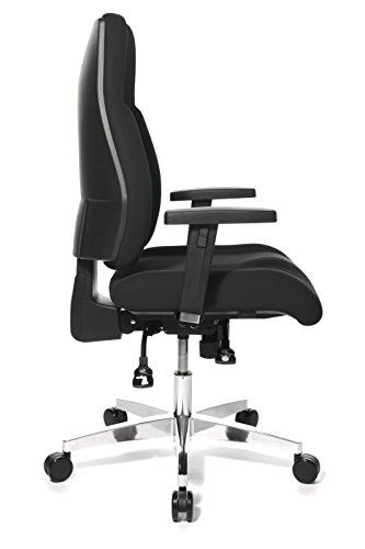 Topstar Bürodrehstuhl P91| Mit Stoffbezug in Schwarz inklusive Armlehnen | PI99GBC0 - PI99GBC0 Topstar Bürodrehstuhl P91| Mit Stoffbezug in Schwarz inklusive Armlehnen | PI99GBC0