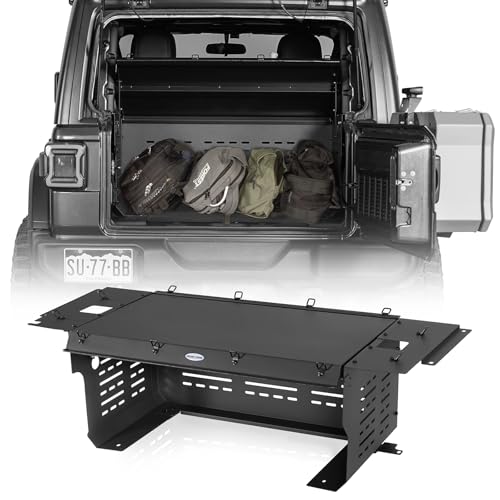 u-Box JL Wrangler Cargo Trunk Cover Security Deck Enclosure Compatible with Jeep Wrangler JL 2018 2019 2020 2021 2022 2023 2-Door