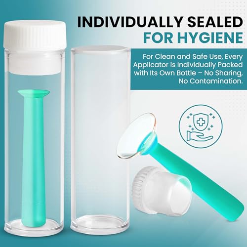 Accesorio Para Insertar Extraer Lentes De Contacto Blandas En Verde | Succionador Portable Para Lentes De Contacto Mensuales & Diarias |3Pzas | De Sport World Vision