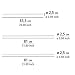 Wenko 19216100 Barra Angular Universal Extra Fuerte Blanco - Ø 2,5 cm,...