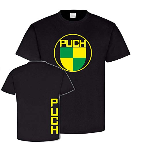 T-shirt vintage Puch motocross #24143 en coton pour passionné de moto retro