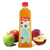 Aceto di sidro di mele Bagrrys con la madre, 750 ml, realizzato con mele himalayane di alta qualità, crudo, non filtrato, non pastorizzato, supporta una forte immunità