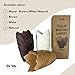 Oh Ube 150-Pack Nordic Paper Brown Tulip Muffin Liners for Baking - Odorless, Non toxic Cup, Grease-Resistant Cupcake Wrappers for All Occasions - Perfect for Weddings, Birthdays, Showers! (Brown)