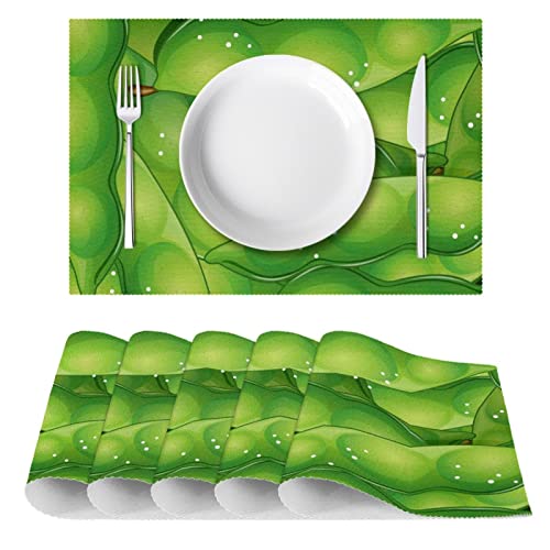 Sets de table antidérapants pour protéger la table du chaud, lot de 6