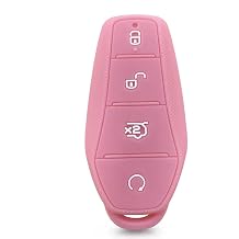 Car Key Cover Silicone Key Case Remote Cover - Fits BYD Qin PLUS/Han Ev Tang Dm/Song Pro/MAX/Yuan Dolphin E2