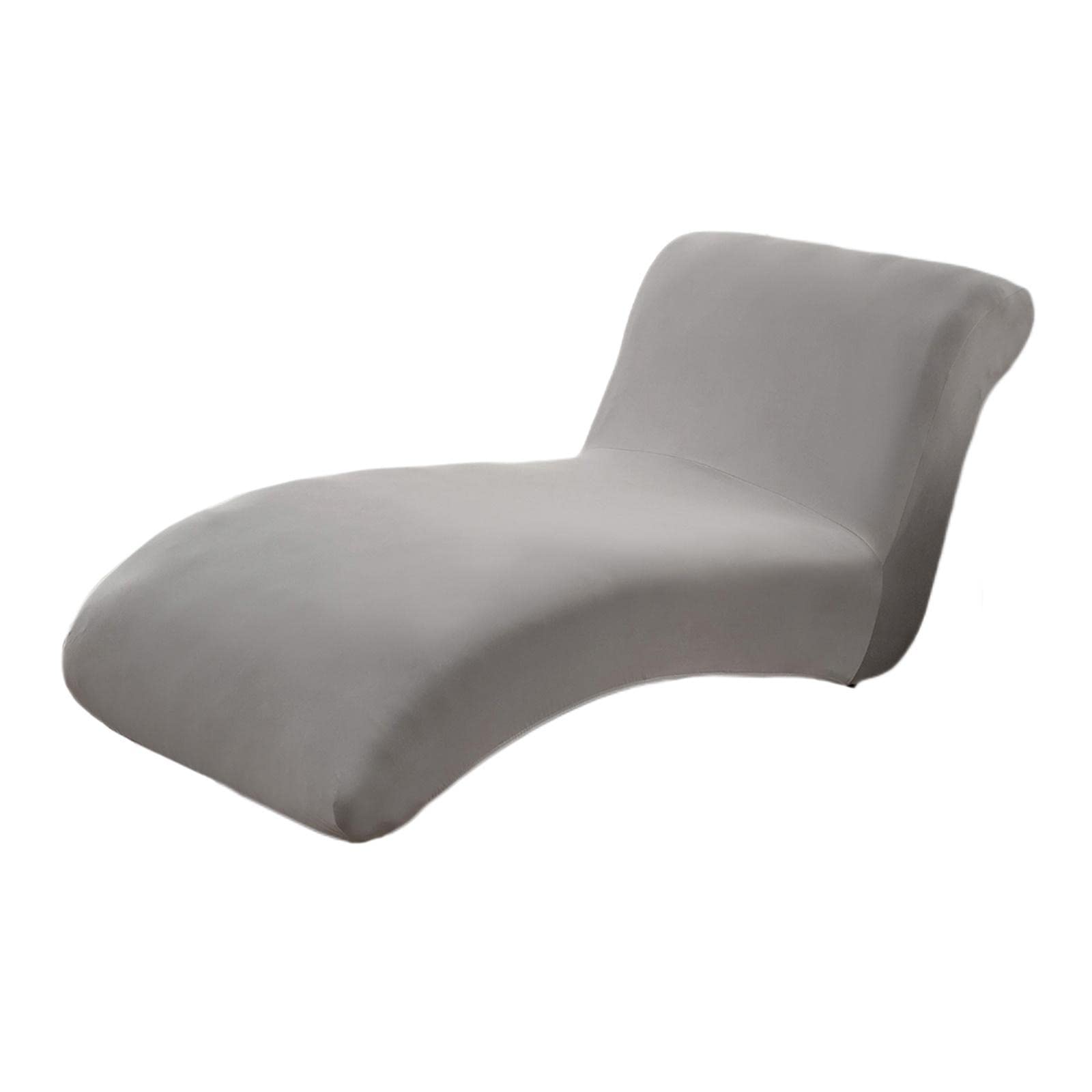 Coprisedia, Coprimaterasso Elasticizzato, Coprimobili, in Spandex, Lavabile, per Camera da Letto, Soggiorno, Uso Quotidiano, Grigio