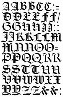 Amazon Co Jp タトゥーシール専門店 Tattool が作った文字シリーズ アルファベット 4 服 ファッション小物