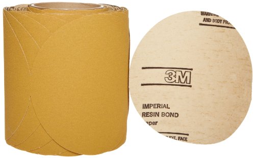 Disque abrasif 6 pouces en rouleau de 100 pièces grain P120 avec support adhésif PSA