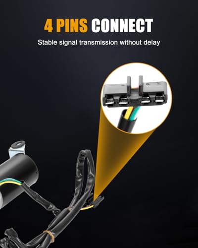 Image of ROADFAR Front Windshield Wiper Motor Compatible for Jeep for CJ5 1983 | For Jeep For CJ5 1983|For Jeep For CJ7 1983-1986|Replace AA185433|296245|5763696|40-433|4 Pins