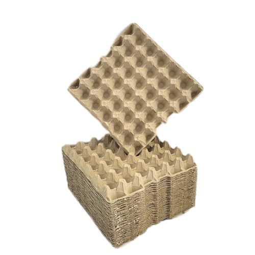 Eierlagen, Eierhöcker, Eierverpackung, Eierkartons, 30er, grau, Recycling, S-L (25)