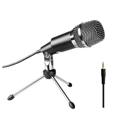 PC Microphone 3.5mm FIFINE Plug and Play Microphones for Computer Desktop Laptop Online Chat, Broadcast Microphone for Skype,YouTube,Google Voice Search, Games-K667