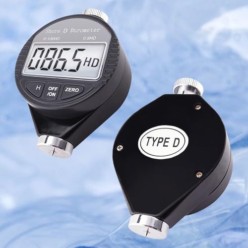 Digital-Shore-D-Meter 0 bis 100 Hd Durometer Harte Härte Gummi und Kunststoffe wie Thermokunststoffe, Fußböden und Bowlingkugeln