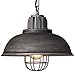 Produktbild Vintage Kronleuchter Deckenleuchte Industrie Retro Loft Grau Rusty Topfdeckel Mit Käfig Schatten Einzigen Kopf Schmiedeeisen Kleine Anhänger Beleuchtung E27 Durchmesser 12,9 Zoll Für Wohnzimmer Küche