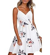 Vestido Suelto De Mujer Cuello Cuadrado Media Manga Vestido De Vacaciones De Una Linea Abanopi Vestido