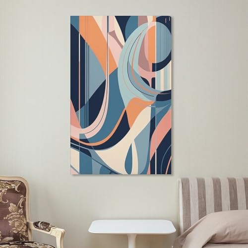 Art moderne sur toile poster géométrique pour salon