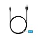 Anker Powerline Micro USB (1ft) - Durable Charging Cable, with Bulletproof Aramid Fiber and 5000+ Bend Lifespan for Samsung, Nexus, LG, Motorola, Android Smartphones and More (Black)