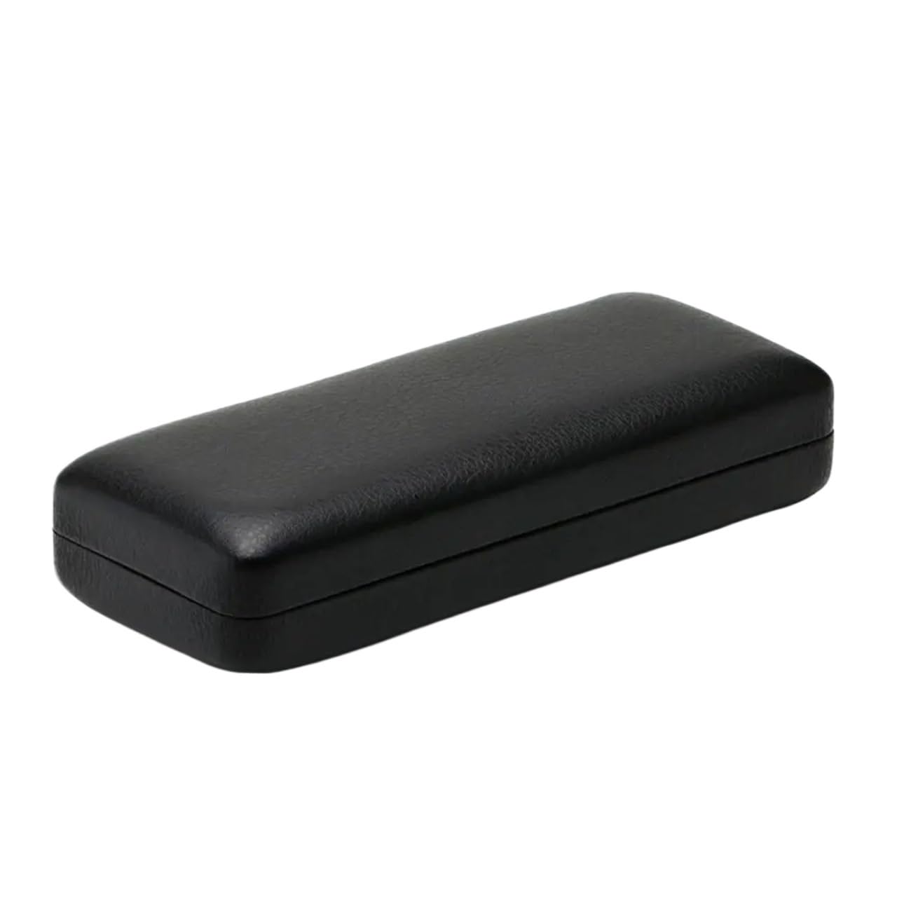 Funda De Gafas Caja de Almacenamiento de Gafas for Hombre y Mujer, Estuche de Gafas de Sol portátil Cuadrado de Metal, Cuero Simple, 2 uds.