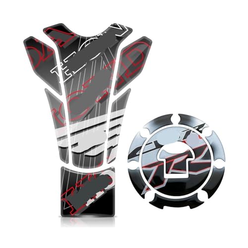 Stickers Réservoir Traction Pads de Moto pour CB400 CBR600R et CB1300 Gris
