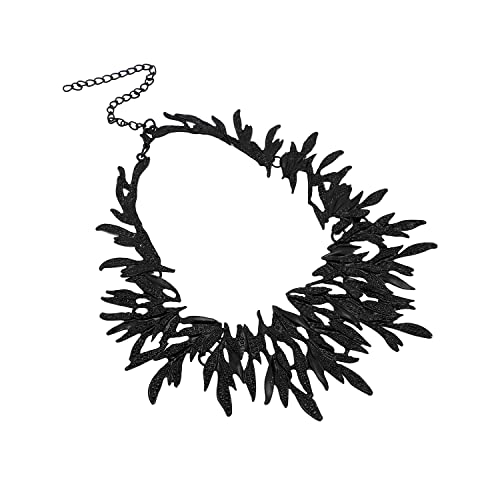 Image of SOHI Contemporary Necklace for Women and Girls, Necklace with Chain detailing for women, Statement jewellery, Fashion Jewellery for women, Imitation, ladies