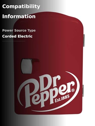 CURTIS MIS135DRP DR. Pepper Mini Portable Compact Personal Fridge Cooler の商品画像 2
