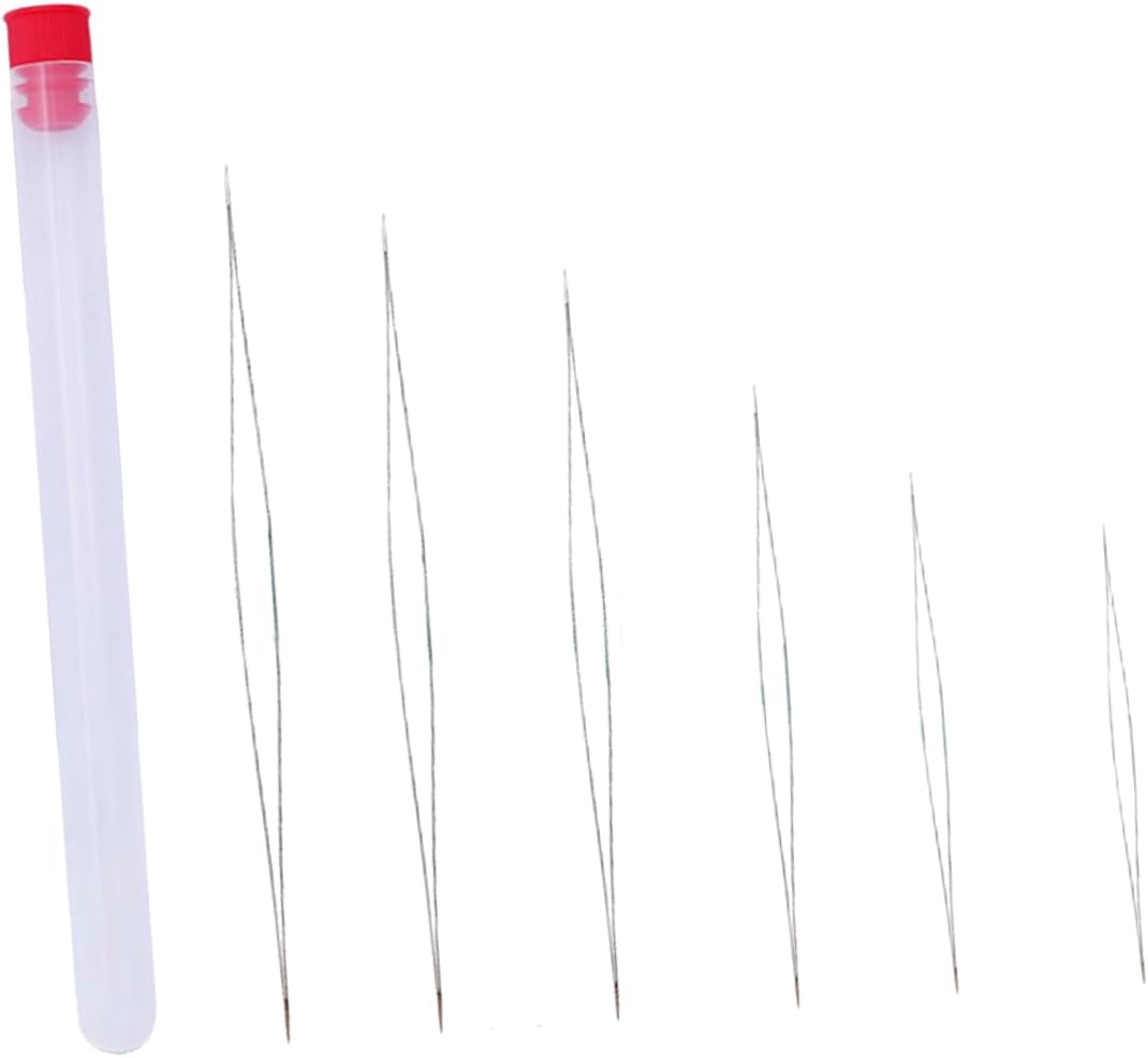 Lurrose 36pcs One Jewelry Making Set Eye Beading Needles Stitching Needles Threader Storage for Bead Bracelet DIY Projects
