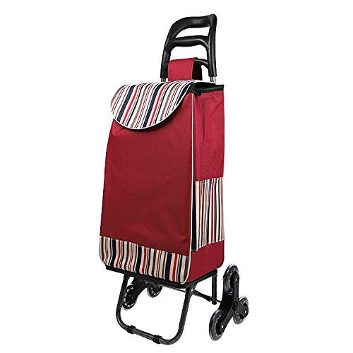 Sac de magasinage pour chariot à six roues idéal pour le marché à pied
