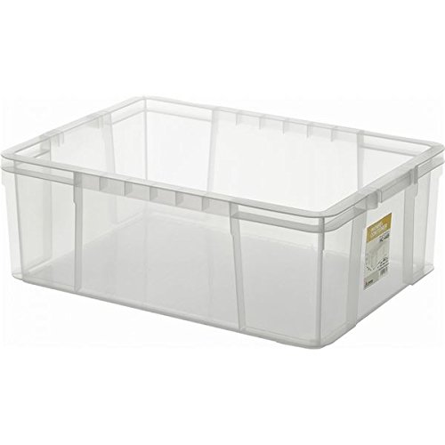 【6セット】 ホームコンテナー/コンテナボックス 【HC-44B】 クリア 材質：PP 〔汎用 道具箱 DIY用品 工具箱〕 top1-ds-2043710 [独自簡易包装]