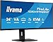 iiyama Prolite XCB3497WQSNP-B1 Curved 1500R 86.7cm 34 Zoll VA LED-Monitor UWQHD HDMI DP USB3.2 USB-C Dock 95W RJ45 KVM-Switch Höhenverstellung Adaptive Sync schwarz