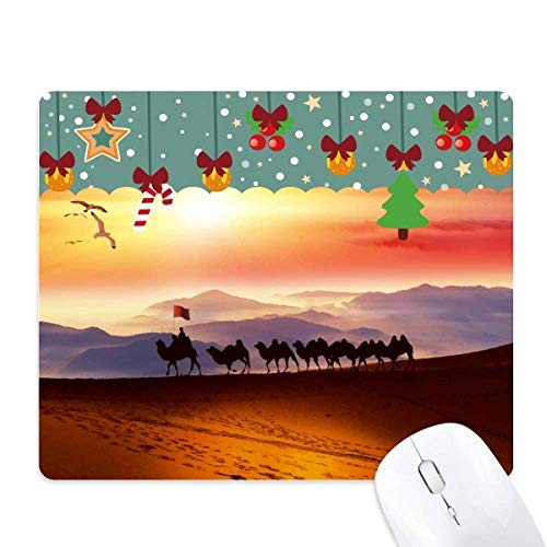 Tapis de souris antidérapant en caoutchouc camel pour bureau