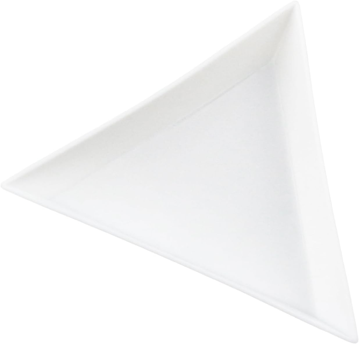 30PCS DIY Handmade Divided Tray Plastic Triangular Divided Tray Nail Art Jewelry Making Tool Handmade Jewelry Bead Sorting Board 2.8x2.8x0.4 inches for Organizing Rhinestones Small Items White image 4
