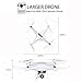 JJRC H68 Drone with 1080P HD Camera, 40Mins Flight Time Quadcopter with Gravity Sensor, Altitude Hold, Headless Mode, 2 Batteries(20+20mins)